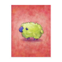 Blue Sheep Postcard