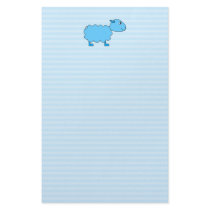 Blue Sheep Stationery Paper