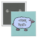 Blue Sheep, <YOUR TEXT> Pins