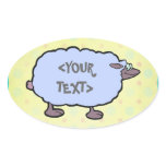 Blue Sheep, <YOUR TEXT> stickers