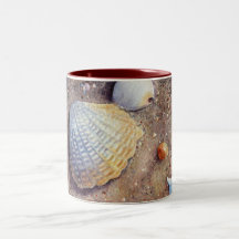 Blue Shell Coffee Mugs