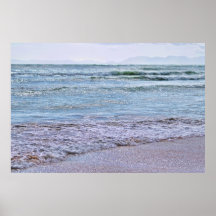 Blue shimmery colors of the sea posters