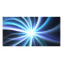 Blue Shining Solar Fractal Starburst Photo Greeting Card