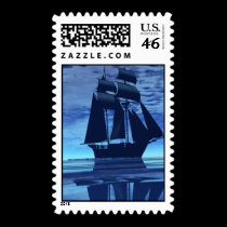 Blue Ship stamps