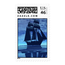 Blue Ship postage