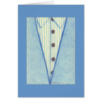 Blue Shirt Card