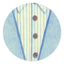 Blue Shirt Sticker