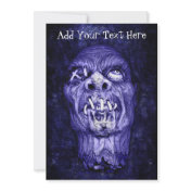 Blue Shrunken Head Zombie