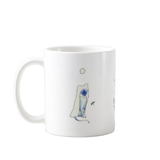 Blue Siamese Cat Mug by Beth Seilonen mug
