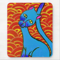 Blue Siamese mousepads
