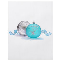 BLUE & SILVER ORNAMENTS by SHARON SHARPE flyers by sharonsharpe BLUE & SILVER ORNAMENTS by SHARON SHARPE flyers