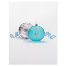 BLUE & SILVER ORNAMENTS by SHARON SHARPE letterhead