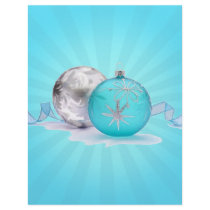 BLUE & SILVER ORNAMENTS by SHARON SHARPE letterhead