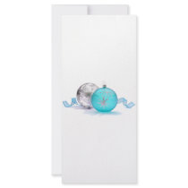BLUE & SILVER ORNAMENTS by SHARON SHARPE rack cards by sharonsharpe BLUE & SILVER ORNAMENTS by SHARON SHARPE rack cards