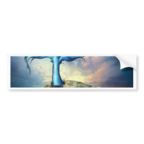 BLUE SIREN BUMPER STICKER