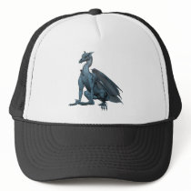 Blue Sitting Dragon hats
