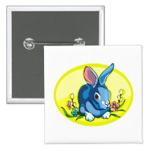blue sitting rabbit flowers yellow oval.png pin