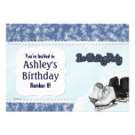 Blue Skate Party invitations