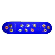 Blue Skateboard w/ Professionals as Cartoons