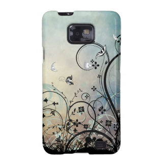 Blue Skies & Butterflies Samsung Galaxy S2 Case