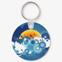 Blue Skies keychains by fivestars Blue Skies keychains