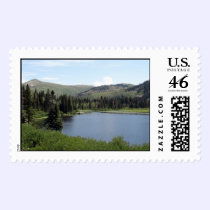 Blue Skies over Silver Lake postage