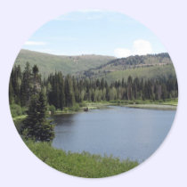Blue Skies over Silver Lake stickers