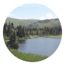 Blue Skies over Silver Lake stickers by BlueSkiesGallery Blue Skies over Silver Lake stickers