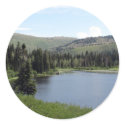 Blue Skies over Silver Lake stickers by BlueSkiesGallery Blue Skies over Silver Lake stickers