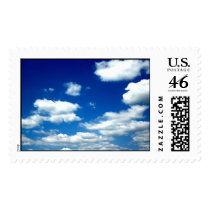 Blue Skies postage by hilory10028 Blue Skies postage