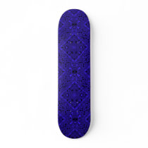 BLUE SKULL BANDANA BOARD CUSTOM SKATE BOARD