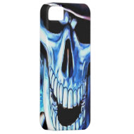 Blue Skull iPhone 5 Case