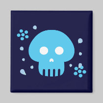 Blue Skull magnets