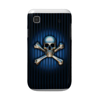 Blue Skull Samsung Galaxy Case