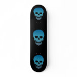 Blue Skull Skateboard