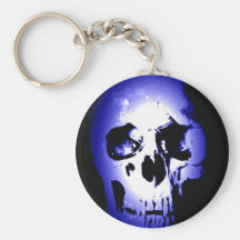 Blue Skull Skeleton Keychains