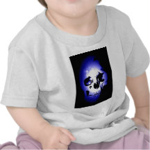 Blue Skull Skeleton Tee Shirts