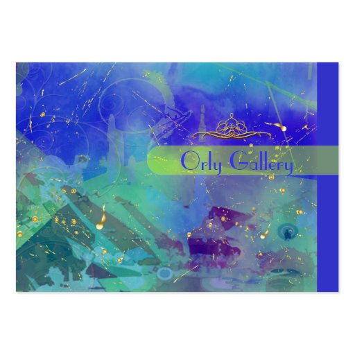 Blue sky, Abstract template Business Cards (front side)