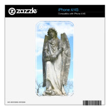 Blue Sky Angel iPhone 4/4S skin Skin For The iPhone 4S