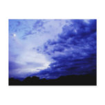 blue sky at night post cards