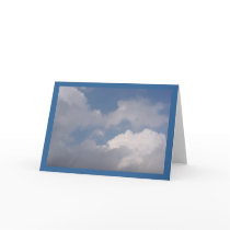 blue sky & clouds II cards