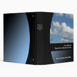 Blue Sky Custom Business Presentation Binder