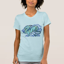 Blue Sky Dragon Shirts