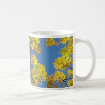 Blue Sky, Golden Aspens Mug