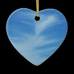 Blue Sky Heart Ornament