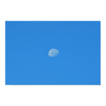 Blue Sky Moon Shot posters by XenPhotography Blue Sky Moon Shot posters