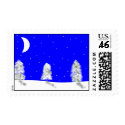 blue sky postage