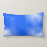 Blue sky with white clouds. pillow