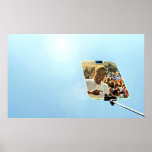 Blue Skys and Green Lights Print