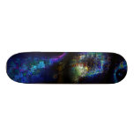 Blue Slime Mesh Abstract Art Skateboard Deck skateboards